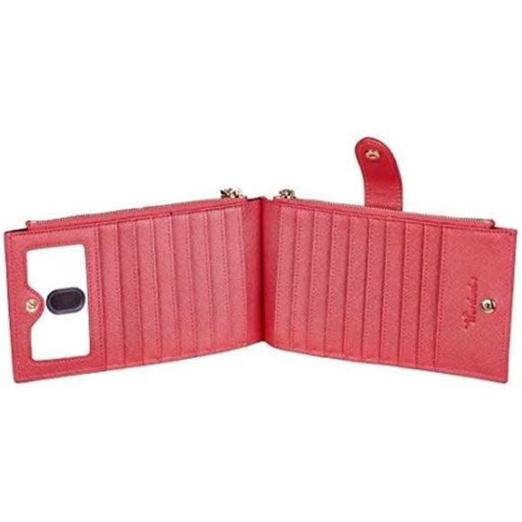 Womens Wallet RFID Blocking Bifold Multi Card Case Wallet with Zipper Pocket - Picture 2 of 5